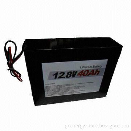 12V 40Ah LiFePO4 Battery for High-temperature Solar Engergy Device, UPS with Portable Plastic Case